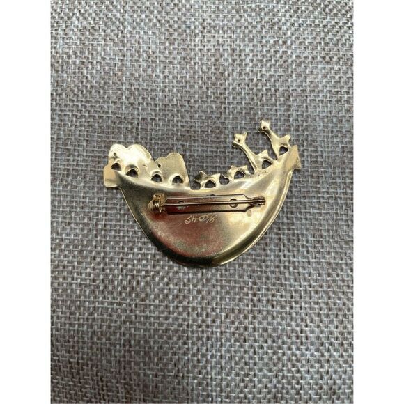 Carlton Ridge for Sutton House Noah’s Ark Brooch Gold Tone - Picture 3 of 8